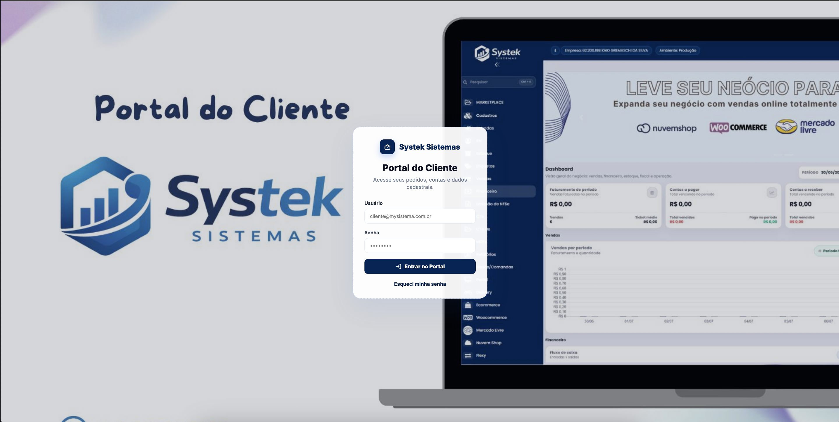 Portal do Cliente Systek: mais autonomia, organização e controle financeiro em um só lugar